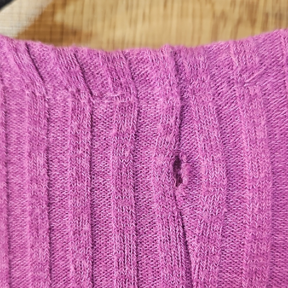 LuLaRoe Purple Ribbed Open Cardigan - Picture 10 of 11